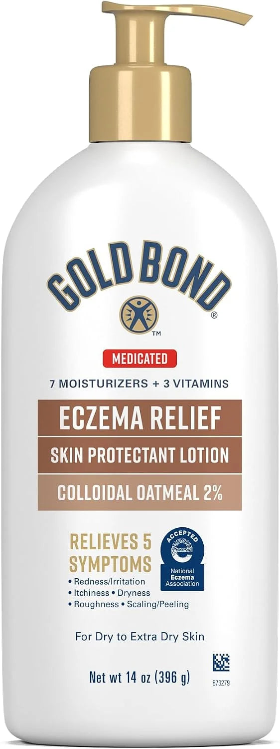 Gold Bond Medicated Eczema Relief Skin Protectant Lotion, 14 oz