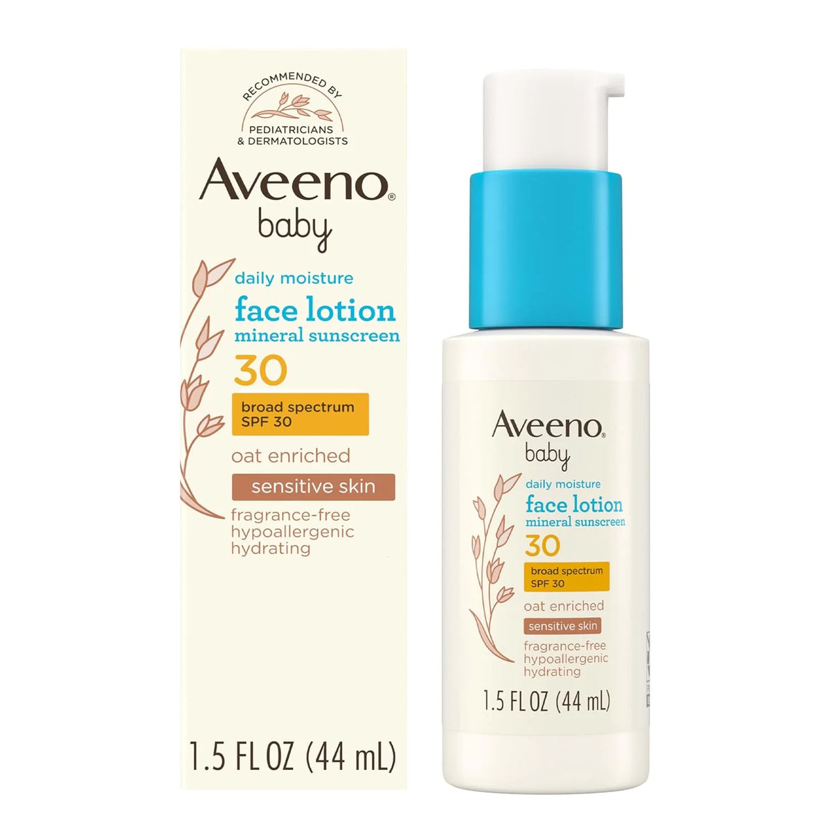 Aveeno Baby Daily Moisture Face Lotion SPF 30, 1.5 fl. oz