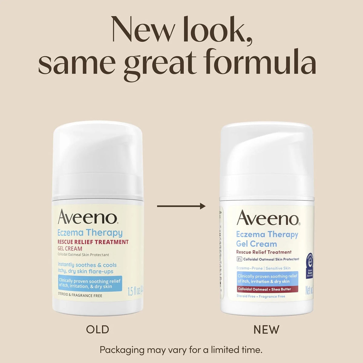 Aveeno Eczema Therapy Rescue Relief Treatment Gel Cream, 1.5 oz, 1.5 Fl Oz (Pack of 12)