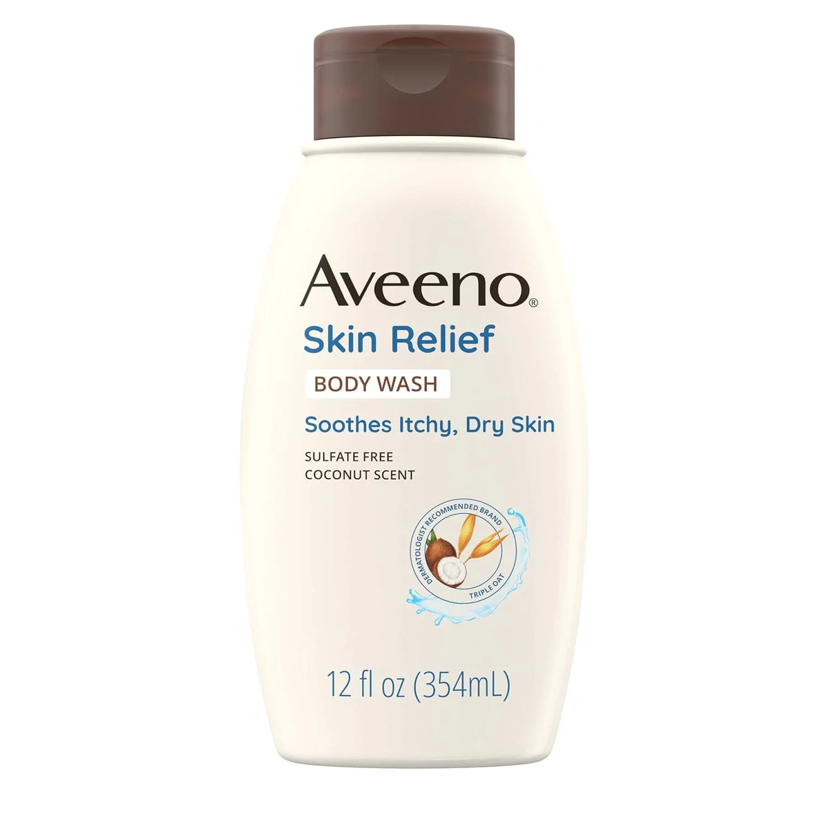 Aveeno Skin Relief Body Wash, Coconut Scent, 12 fl. oz