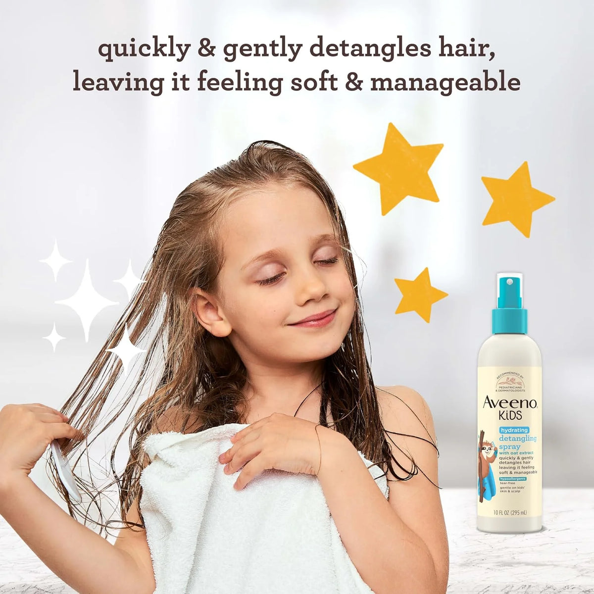 Aveeno Kids Hydrating Hair Detangler Spray, 10 fl. oz