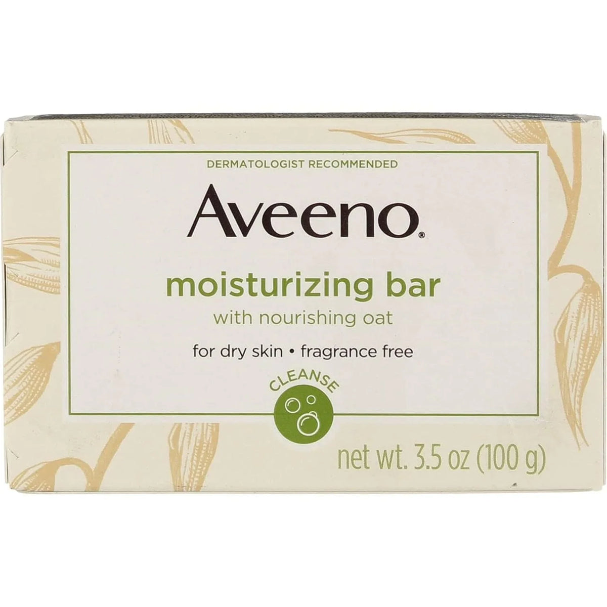 Aveeno Active Naturals Moisturizing Bar 3.50 ounce (Pack of 6)