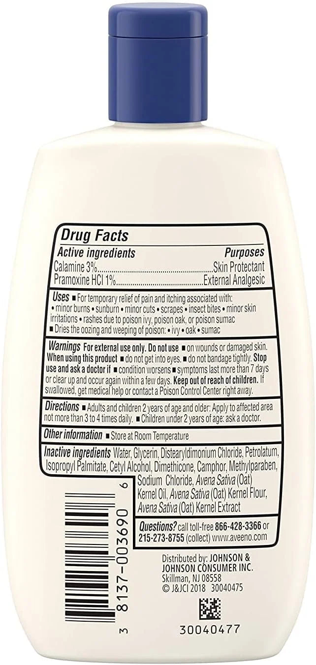 AVEENO Anti-Itch Lotion 4 oz (3 Pack)