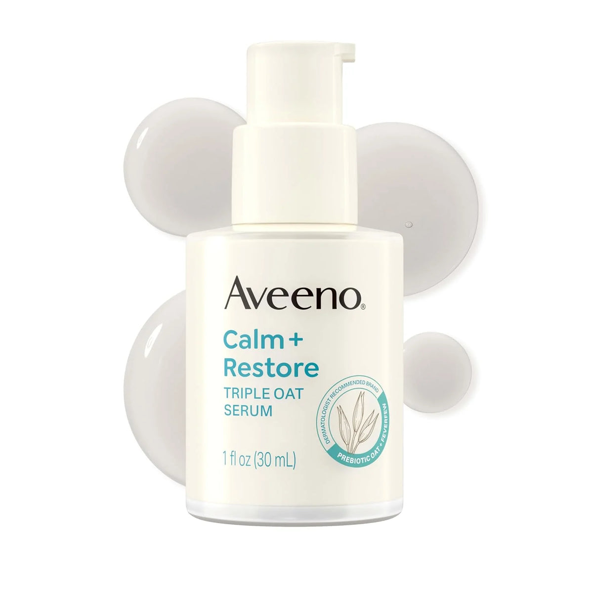 Aveeno Calm + Restore Triple Oat Face Serum, 1 fl. oz