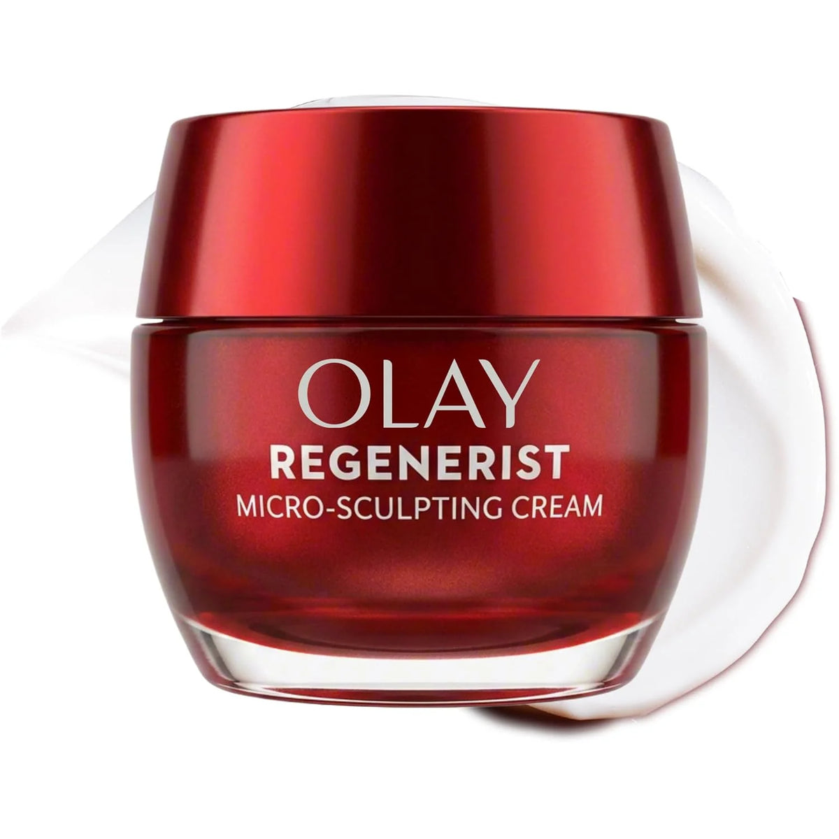 Olay Face Moisturizer, Regenerist Micro-Sculpting Facial Cream for Women - Anti-Aging, Anti-Wrinkle, Firming Skin Care - Triple Collagen Cream, Peptide Moisturizer, Hyaluronic Acid, Niacinamide, 1.7oz