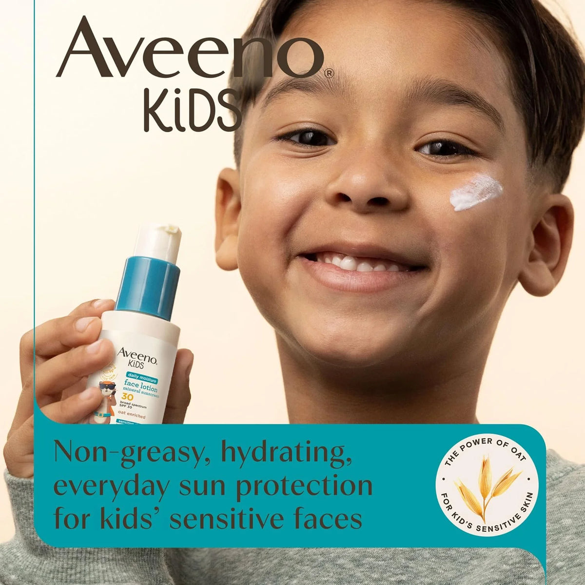Aveeno Kids Daily Moisture Face Lotion with SPF 30, 1.5 fl. oz