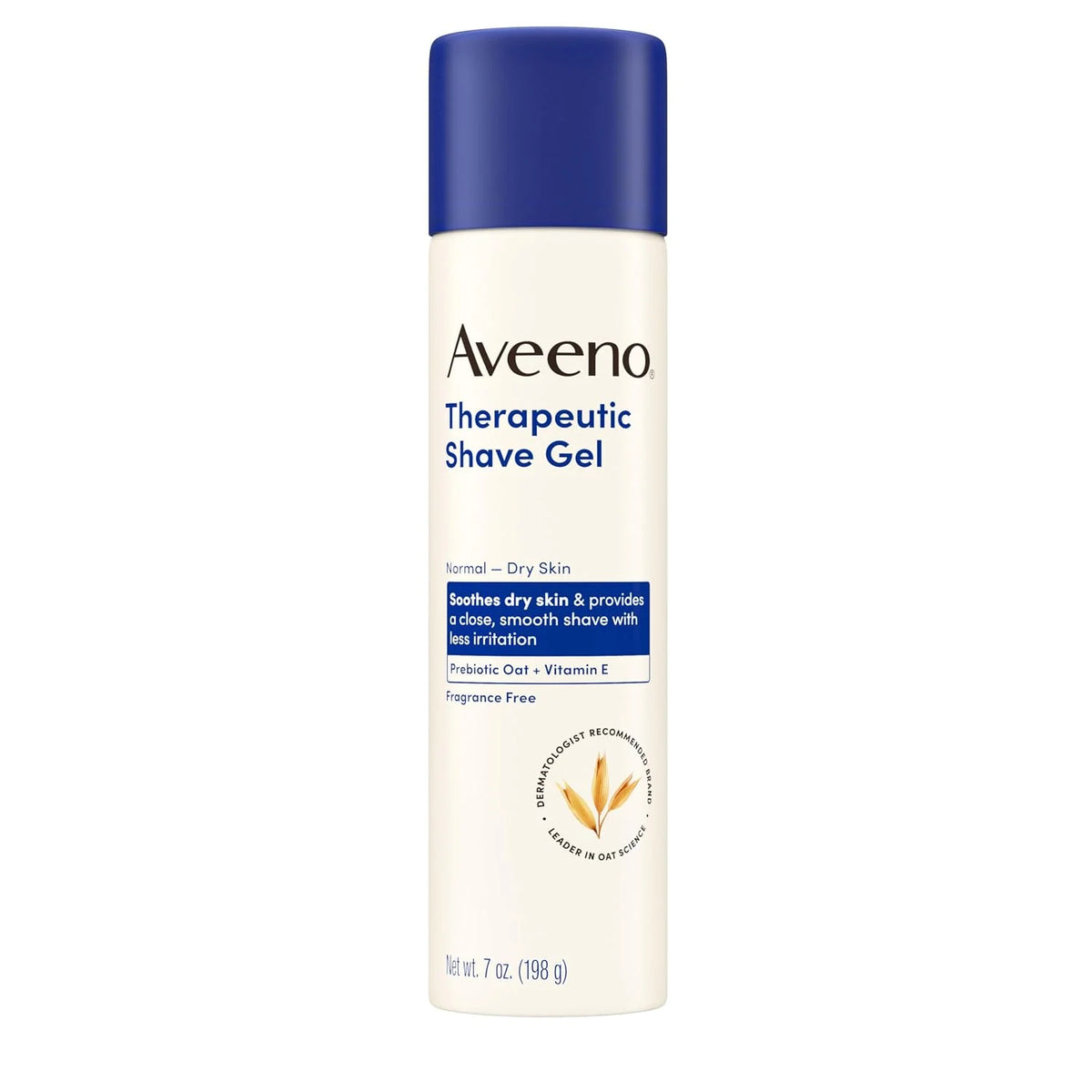 Aveeno Therapeutic Shave Gel for Women & Men, Fragrance-Free, 7 oz