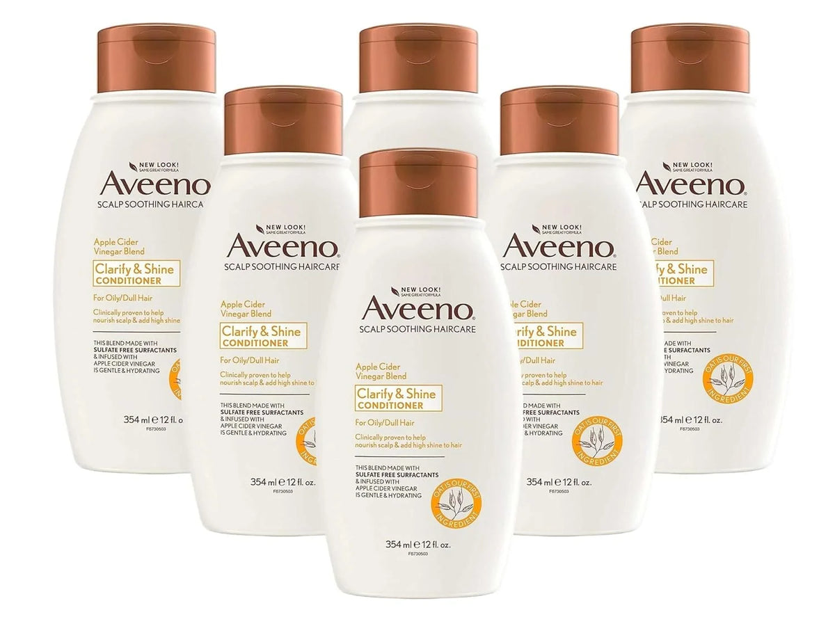 Aveeno Conditioner Apple Cider Vinegar Blend 12 Ounce (Pack of 2)