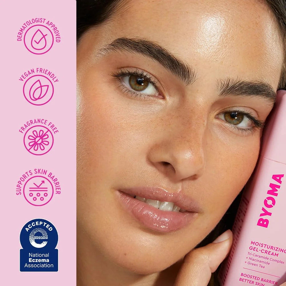 BYOMA Moisturizer Face Cream for Daily Use, Lightweight, Oil-Free