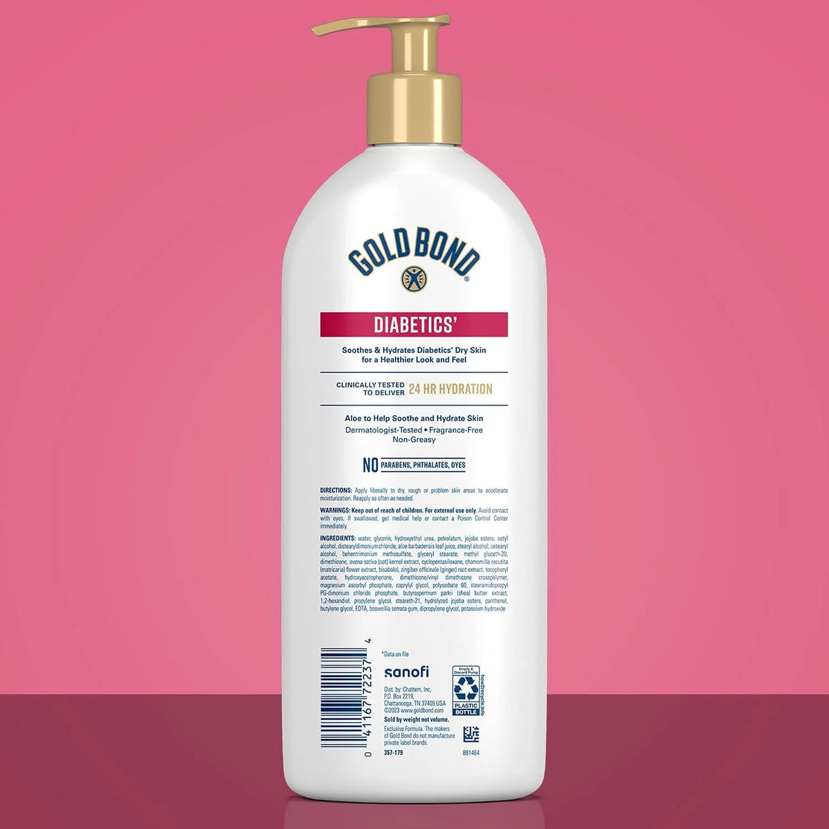 Gold Bond Diabetic Body Lotion for Dry Skin, Value Size, 21 Oz