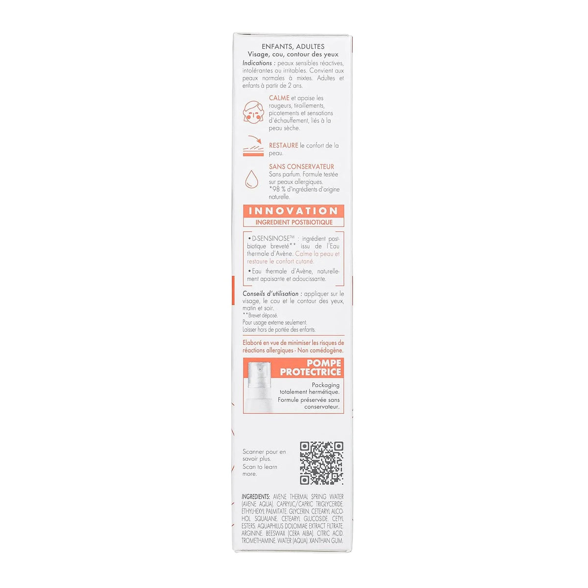 Avène Tolerance Control Soothing Recovery Cream, Sensitive Skin, 1.3 oz